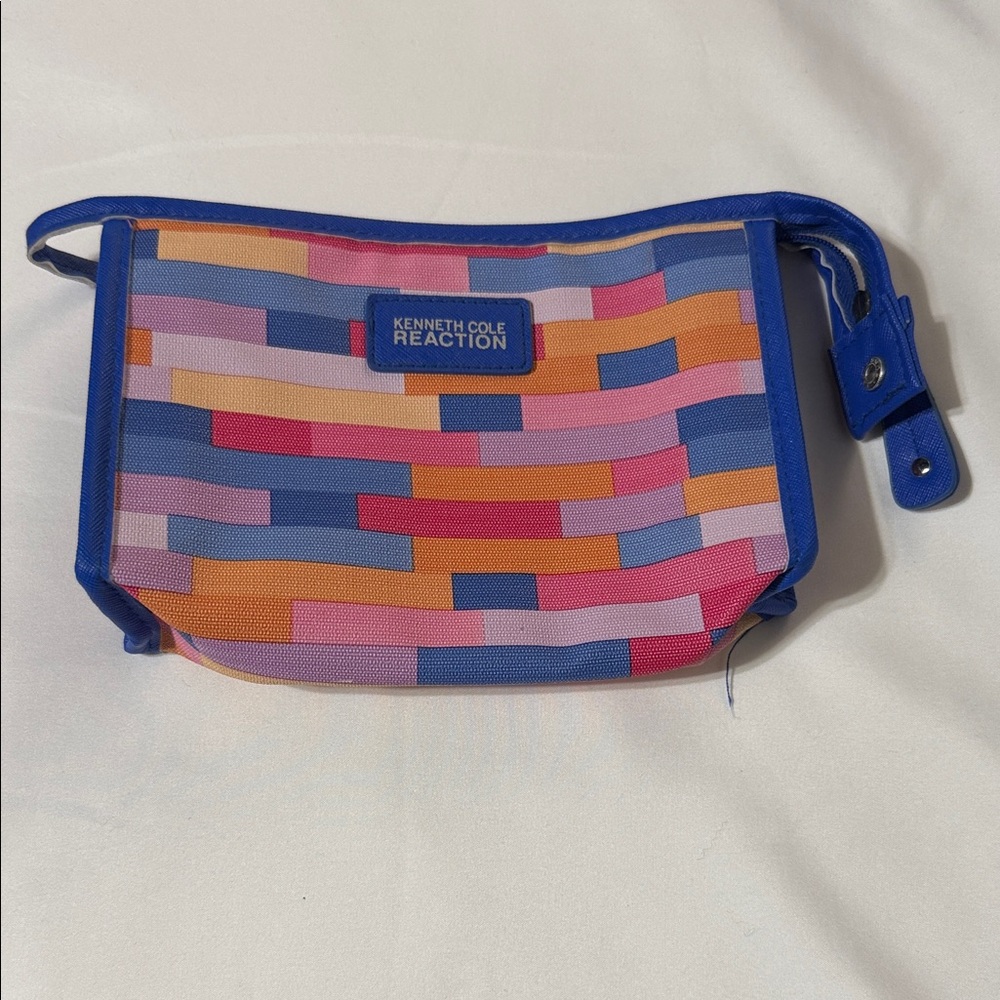 Kenneth Cole Reaction Colorful Patchwork Cosmetic Bag